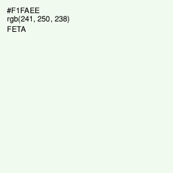 #F1FAEE - Feta Color Image