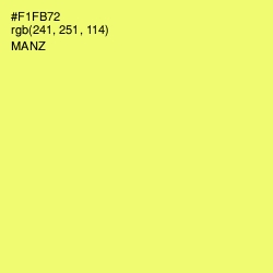 #F1FB72 - Manz Color Image