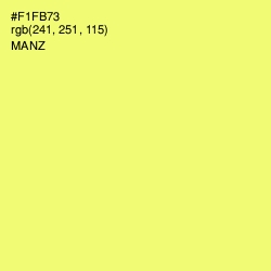 #F1FB73 - Manz Color Image