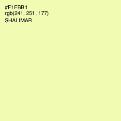 #F1FBB1 - Shalimar Color Image