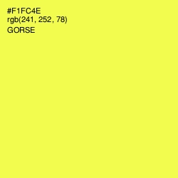 #F1FC4E - Gorse Color Image