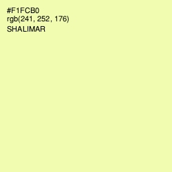 #F1FCB0 - Shalimar Color Image
