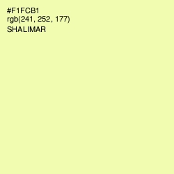 #F1FCB1 - Shalimar Color Image