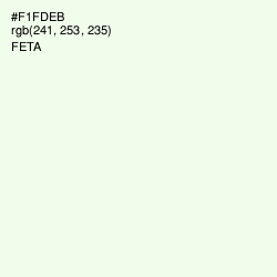 #F1FDEB - Feta Color Image