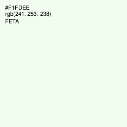 #F1FDEE - Feta Color Image