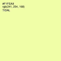 #F1FEA8 - Tidal Color Image