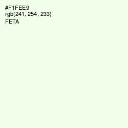 #F1FEE9 - Feta Color Image