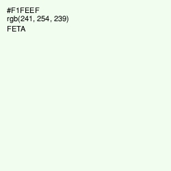 #F1FEEF - Feta Color Image