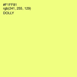 #F1FF81 - Dolly Color Image
