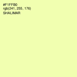 #F1FFB0 - Shalimar Color Image