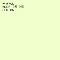 #F1FFCD - Chiffon Color Image