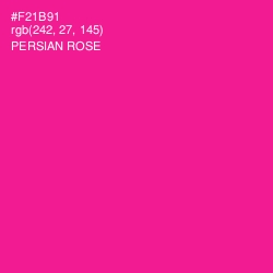 #F21B91 - Persian Rose Color Image