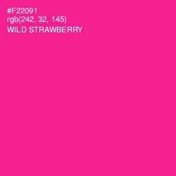#F22091 - Wild Strawberry Color Image