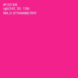 #F2218B - Wild Strawberry Color Image