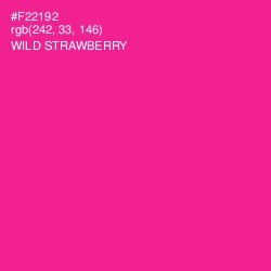 #F22192 - Wild Strawberry Color Image