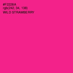 #F2228A - Wild Strawberry Color Image