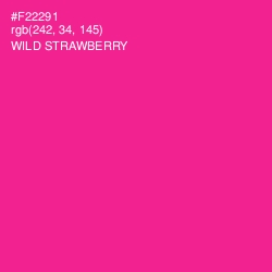 #F22291 - Wild Strawberry Color Image