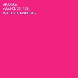 #F22380 - Wild Strawberry Color Image