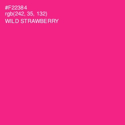 #F22384 - Wild Strawberry Color Image