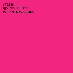 #F22581 - Wild Strawberry Color Image