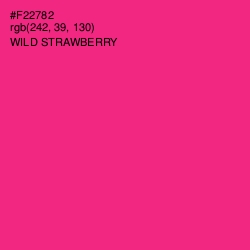 #F22782 - Wild Strawberry Color Image