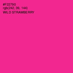 #F22790 - Wild Strawberry Color Image