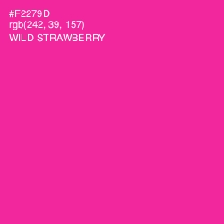 #F2279D - Wild Strawberry Color Image