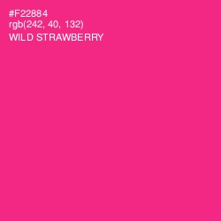 #F22884 - Wild Strawberry Color Image