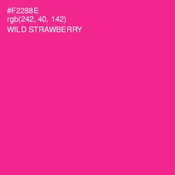 #F2288E - Wild Strawberry Color Image