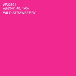 #F22891 - Wild Strawberry Color Image