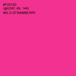 #F23190 - Wild Strawberry Color Image