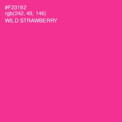 #F23192 - Wild Strawberry Color Image