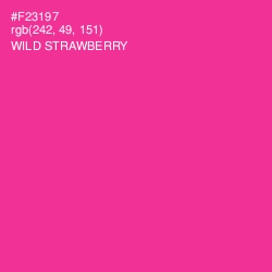 #F23197 - Wild Strawberry Color Image