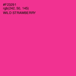 #F23291 - Wild Strawberry Color Image