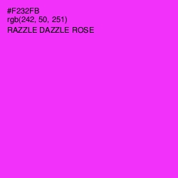 #F232FB - Razzle Dazzle Rose Color Image