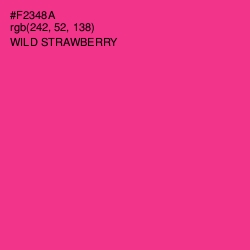 #F2348A - Wild Strawberry Color Image