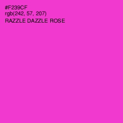 #F239CF - Razzle Dazzle Rose Color Image