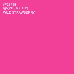 #F23F98 - Wild Strawberry Color Image