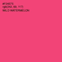 #F24575 - Wild Watermelon Color Image