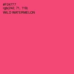 #F24777 - Wild Watermelon Color Image