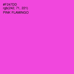 #F247DD - Pink Flamingo Color Image