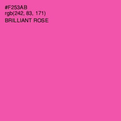 #F253AB - Brilliant Rose Color Image