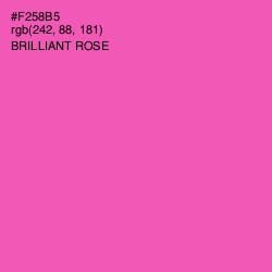 #F258B5 - Brilliant Rose Color Image