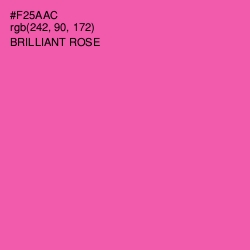 #F25AAC - Brilliant Rose Color Image