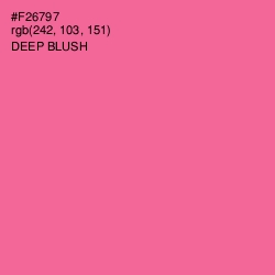 #F26797 - Deep Blush Color Image