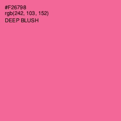 #F26798 - Deep Blush Color Image