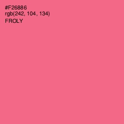 #F26886 - Froly Color Image