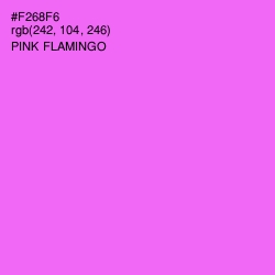 #F268F6 - Pink Flamingo Color Image