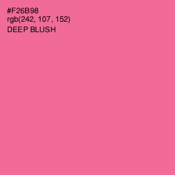 #F26B98 - Deep Blush Color Image