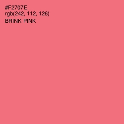#F2707E - Brink Pink Color Image